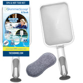 The Skimmie Scoop fine-mesh net captures fine debris in spas and pools.