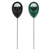 Thlevel Plant Moisture Meter dial close-up with color-coded readings.