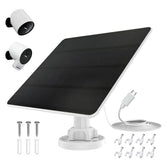 Thnluch solar panel for SimpliSafe Series 2 compatibility ensures steady camera power.