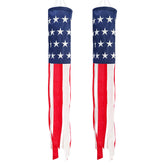 THQZLH 40-inch American windsocks in a 2-pack for vibrant outdoor decor.