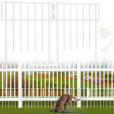 Thrivinest 17in panel of animal barrier fence forming a sturdy garden edge that helps deter digging.
