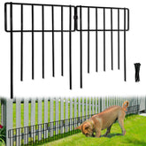 Thrivinest animal barrier fence panel 17in high blocks small diggers from entering the garden.