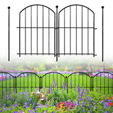 Thrivinest garden fence arch border with 26 panels enhances landscape definition.
