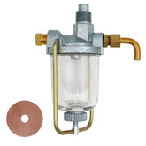 THUNDERMINGO fuel sediment bowl assembly 370832R91 view of the full unit for robust tractor replacement