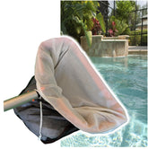 TIDAL PRO fine mesh skimmer net insert enhances debris capture on pool surface.