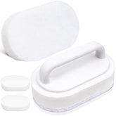 TidyMister thickened scrub pad for hot tubs cleans stubborn grime without scratching surfaces.