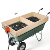TIEBOLA soil sifter with 40W motor enables faster screening in gardens