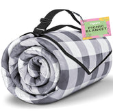 TigeJoy extra large picnic blanket waterproof top surface for dry seating