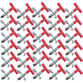 TIHOOD 30-piece nipple drinker set for rabbits with durable stainless steel and plastic parts.