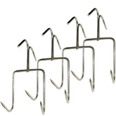 TIHOOD smoker hooks bacon hanger image highlights stainless steel design for easy hanging and cleanup.