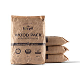 TIKI Wood Pack four-pack ignition for quick, smokeless fire