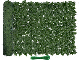 Tikroom artificial ivy fence privacy screen boosts outdoor privacy and ambiance.