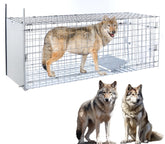 Timaze 57-inch humane live trap for safe capture of larger animals.