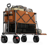 TIMBER RIDGE 400L extended lower shelf for easy transport of large gear.