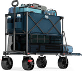 TIMBER RIDGE 400L wagon with extended shelf for oversized gear transport.