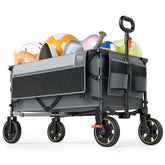 Timber Ridge collapsible wagon cart folded design for easy storage and transport