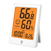 Timloon digital indoor thermometer display shows temperature and humidity clearly.
