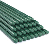 Tingyuan garden stake close-up shows durable green coating for tomato support.