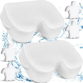 Tinideya hot tub booster seat for adults with suction cups provides stable seating.
