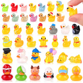 TINKRSTUFF mini duck glitter figure for desk decor and playful hiding games