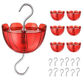 Tinlaviy hummingbird feeder ant moat six-pack protects nectar from ants