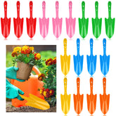 TINSKY 18-pcs colorful garden shovel set for versatile outdoor planting tasks.