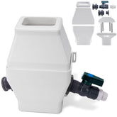 Tintsabo rainwater collector with downspout diverter for 2x3 and 3x4 inch gutters captures more rain.