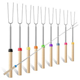 TIPTAP marshmallow roasting sticks extendable design for safe, long-range outdoor grilling.
