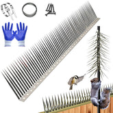 TIQUKDELY bird spikes on a pole protect surfaces and deter roosting.