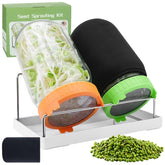 TitaniX seed sprouting kit overview showing a complete at-home sprouting setup for healthy homegrown sprouts