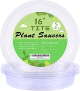 TITE plant saucer top view showing drainage protection for indoor floors.