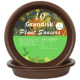TITE plant saucer 10inch top 10.6 inch bottom 9 inch protects surfaces from excess water.