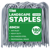 TiTifield U-Shape stakes 4-inch for secure tubing and fabric installation.