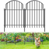 Tivray decorative garden fence arch 20in for flower beds keeps pests out.