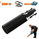 TLZN PO leaf blower air booster front view doubles airflow for faster yard cleanup