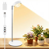 Tmsluody full-spectrum LED grow light with convex lens for focused indoor growth.