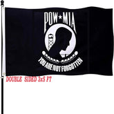 tnpun Mia Pow Flag 3x5 on a pole with fade-resistant colors for outdoor display