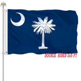 tnpun South Carolina flag on 210D polyester texture for durable indoor outdoor display