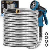 Tocebe Garden Hose 100ft with nozzle for versatile outdoor watering