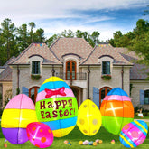 TOCZIM Easter eggs inflatable 6ft front-yard display boosts curb appeal and festive vibe.