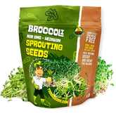 Todd's Seeds Calabrese broccoli sprouts packet ready for home sprouting and fresh salads.