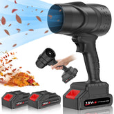 Toieue cordless leaf blower in compact design for easy yard cleanup.