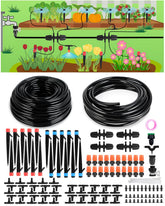 Tokidot 230ft drip irrigation kit enables precise, water-saving garden watering.