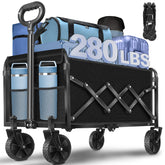 TOKXTIK Wagons folded compactly for easy storage after a trip.