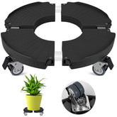 ToLanbbt plant caddy stand with 360° wheels for easy mobility of large pots.