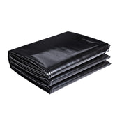 ToLanbbt pond liner 10x10 black UV resistant blocks soil intrusion for clear water.