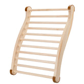 TOLHYUN Sauna Backrest in wooden slip-resistant finish offering stable support for sessions