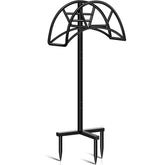 TomCare garden hose holder with detachable metal base keeps hoses tidy and accessible