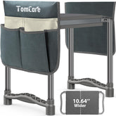 TomCare garden kneeler and seat, full view shows sturdy frame for stable kneeling