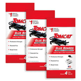Tomcat Glue Boards with Immediate Grip demonstrate fast pest capture.